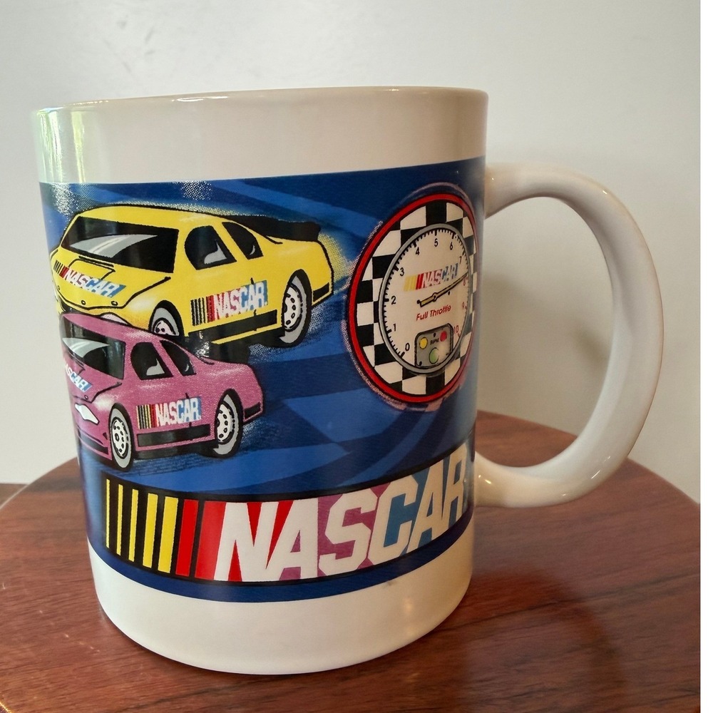 Vintage 2004 NASCAR Sherwood Racing Cars Ceramic Coffee Mug